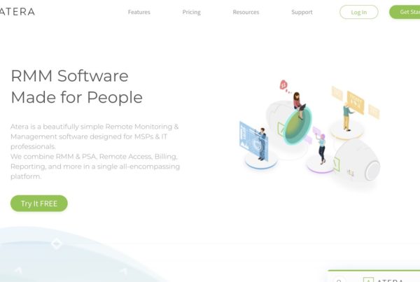 Atera is a beautifully simple Remote Monitoring & Management software designed for MSPs & IT professionals.
